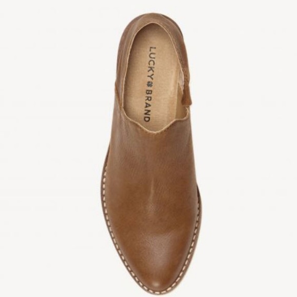 Lucky Brand Fausst Ankle Bootie Cedar Brown Boot - Picture 4 of 6